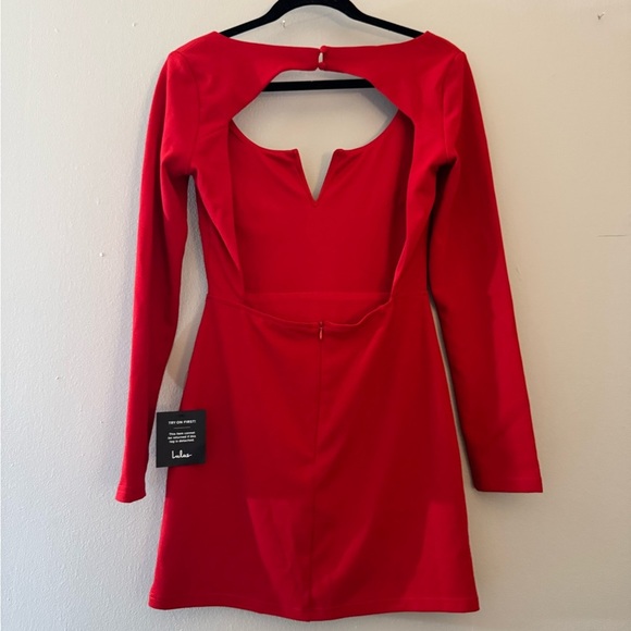 Lulus Irresistible Aura Red Backless Dress size Small - Picture 4 of 10